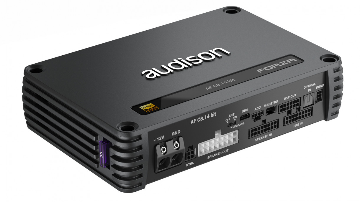 Demo Audison Prima AF C8.14 bit 8-channel DSP amplifier