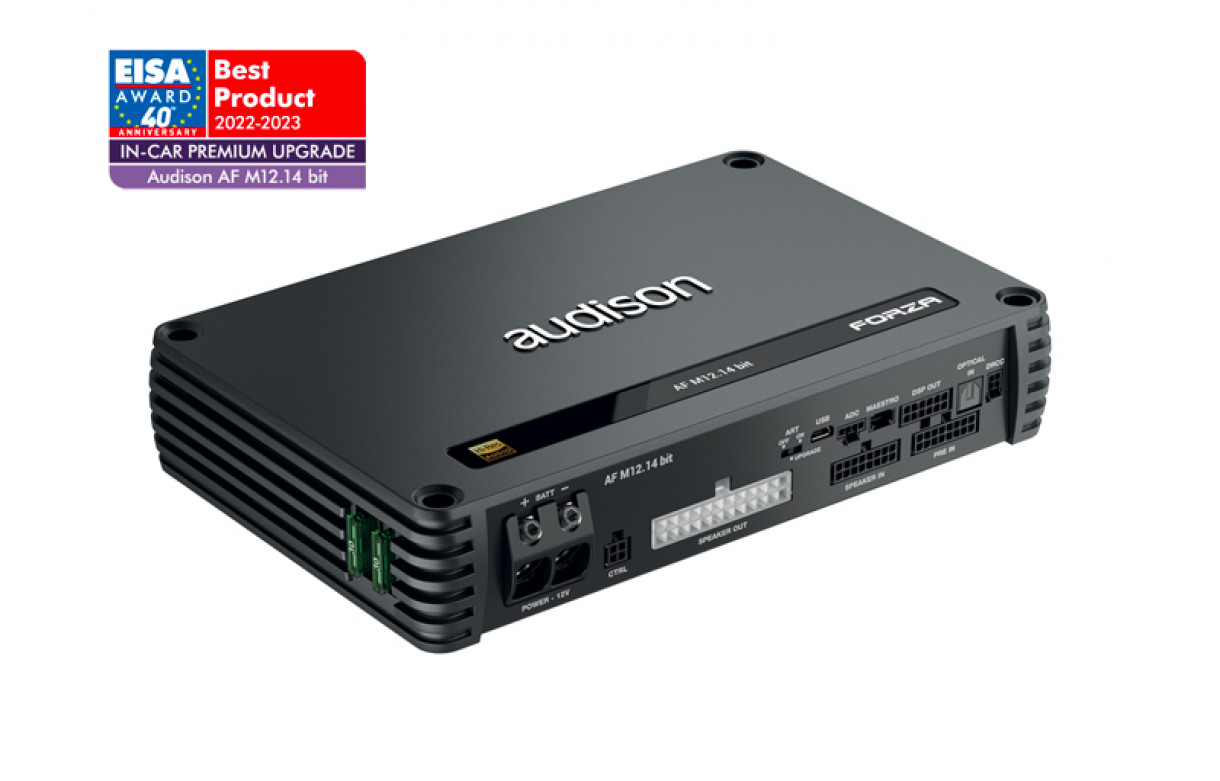 Demo Audison Forza AF M12.14 bit 12-channel DSP-amplifier