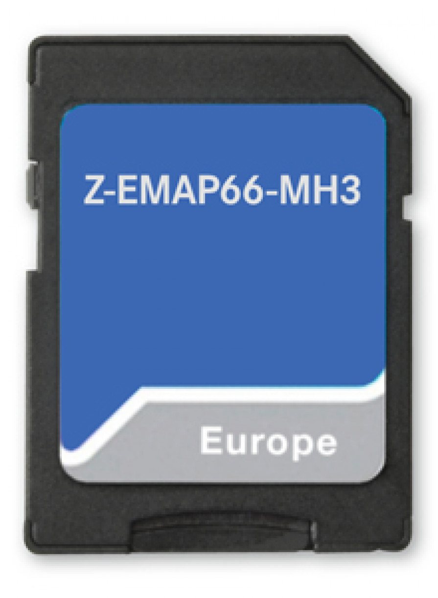 Demo Zenec Z-EMAP66-MH3 navigointi SD-kortti