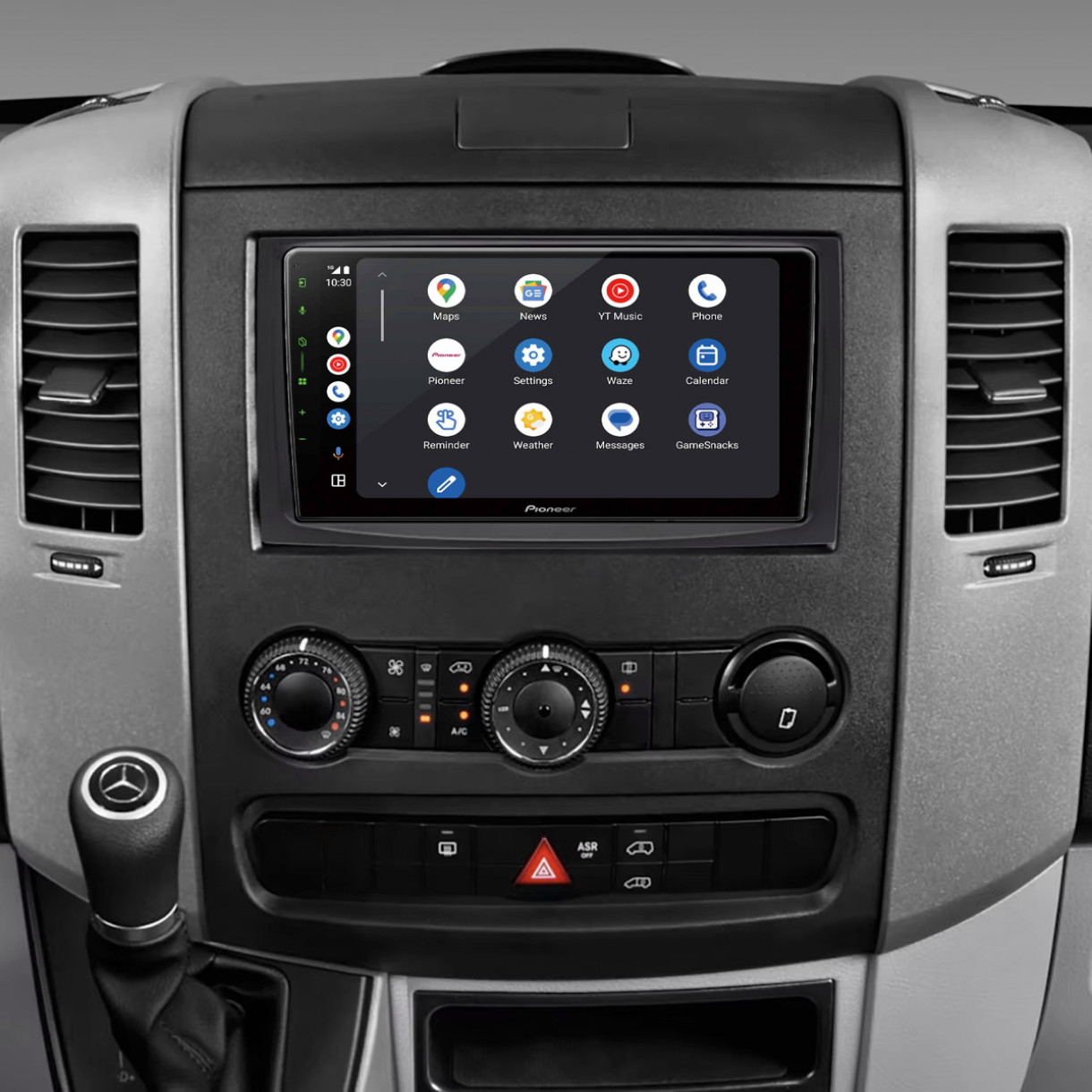 Pioneer SPH-PF97BT MB Vito and Sprinter Apple Carplay -headunit