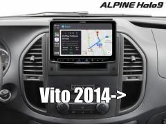 Alpine ILX-F905D-W447 Mercedes Vito W447 Halo 9